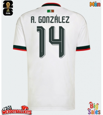 Mexico Armando Gonzalez #14 Replica Away Stadium Shirt World Cup 2026 Short Sleeve